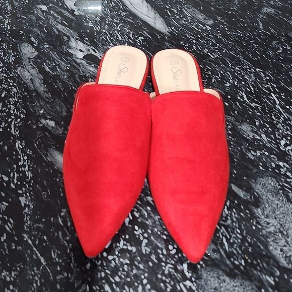 BRAND NEW SHOE LAND CALLY  MULES CLOSED POINTED TOE BACKLESS SLIP-ON SLI… - Picture 2 of 15